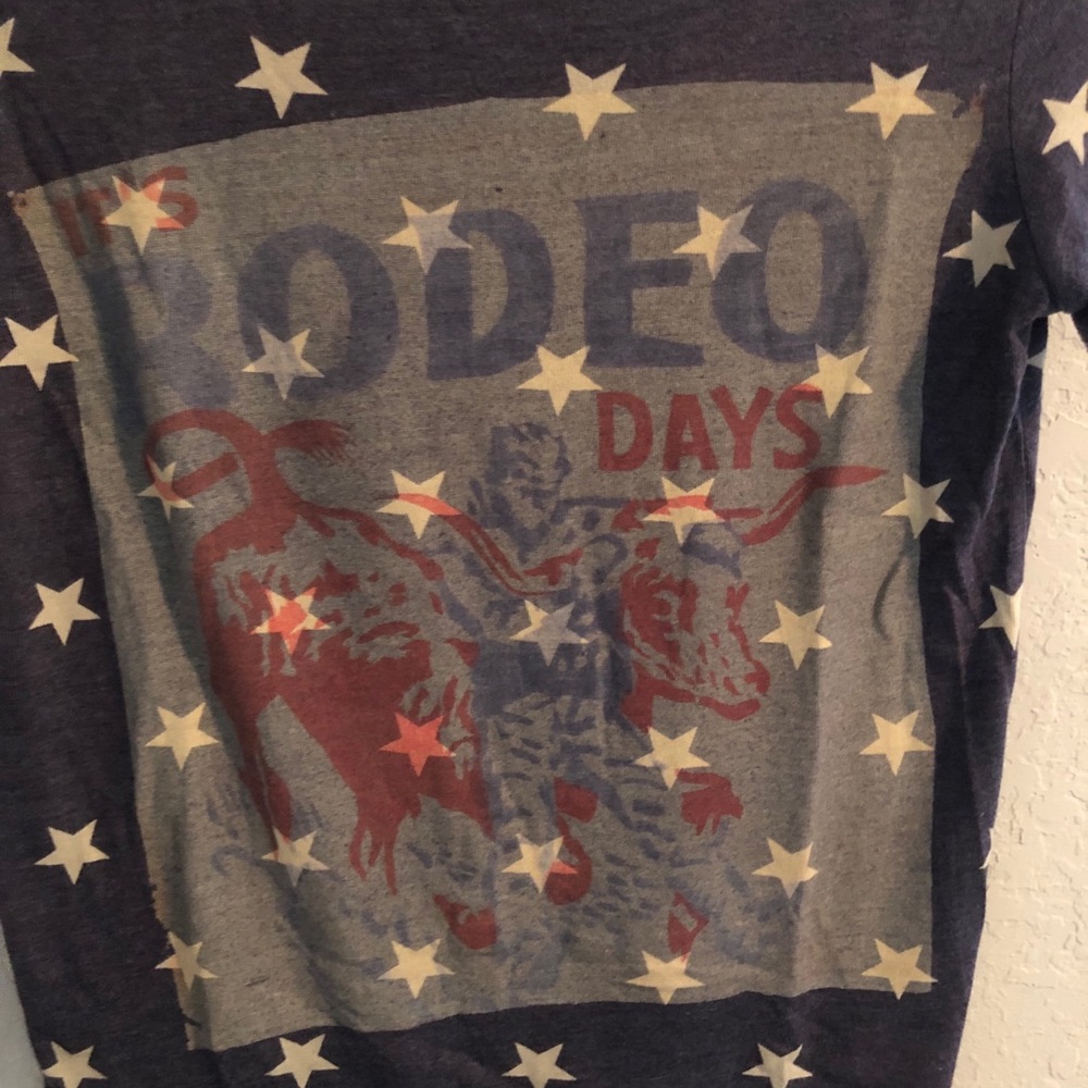 👚 It’s Rodeo Time Tee Navy Medium - Picture 3 of 4